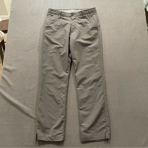 Under Armour Pants Mens 34x32 Gray Golf Performance Stretch Flat Front